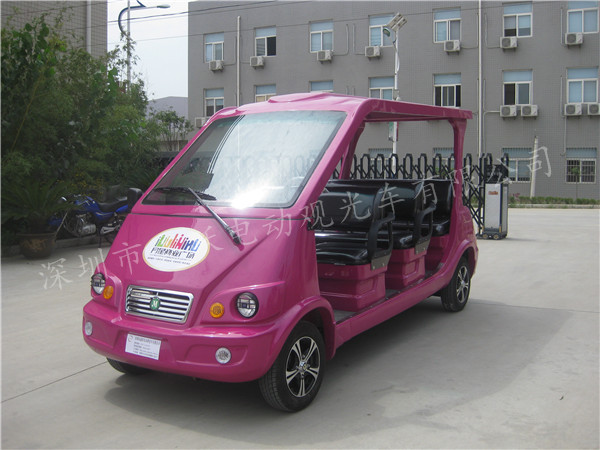 8座电动观光车，XY-YL08（紫色）,中国最畅销的8座电瓶观光车